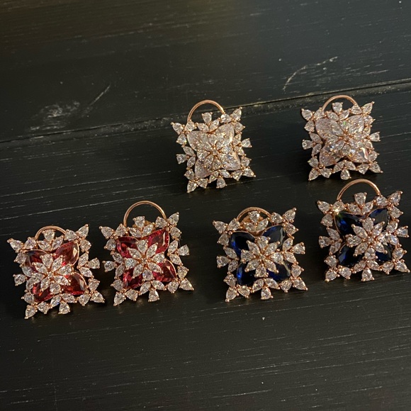 Gorgeous CZ studs. - Picture 4 of 5